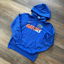 Florida Gators Blue Nike Thermafit Hoodie Pullover Men  s Sz M College