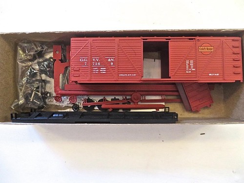 GGYV&N Gulch Route Heritage Collection 40` Wood Boxcar Kit NEW MINT - Picture 5 of 6