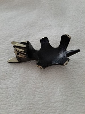 Walter Bosse Eierbecher Scotty Dog Schnauzer Aluminium