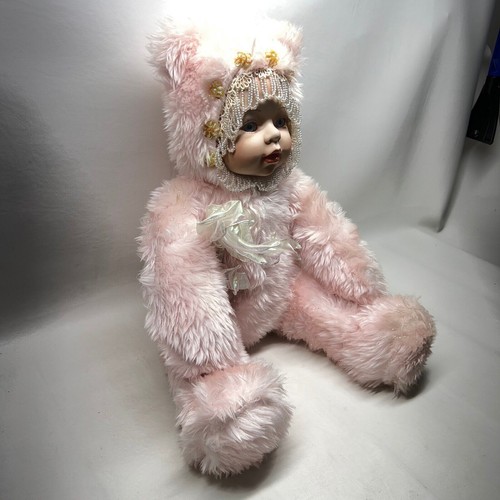 Tradizioni Neve Baby Pearl Bear Bambola Seymour Mann 17" - Foto 20 di 22