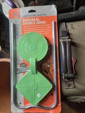 Champion Shooting Target DuraSeal Spinner Targets Double Gong Radiation Green