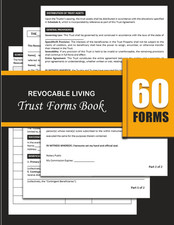 Revocable Living Trust Forms Book: Estate Planning Doc to Avoid Probate, Protect