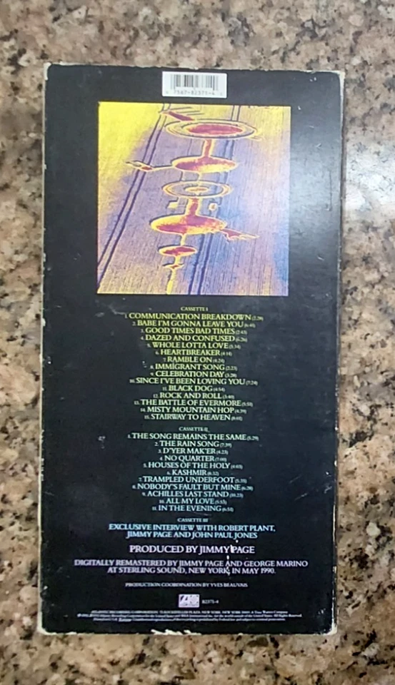 LED ZEPPELIN REMASTERS 26 Greatest Hits 3 Cassette Box Set ! - Image 2 of 4