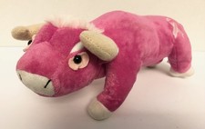 PBR Profesional Rodeo Toro Montar Rosa Cáncer de Mama Peluche RAZZ Relleno