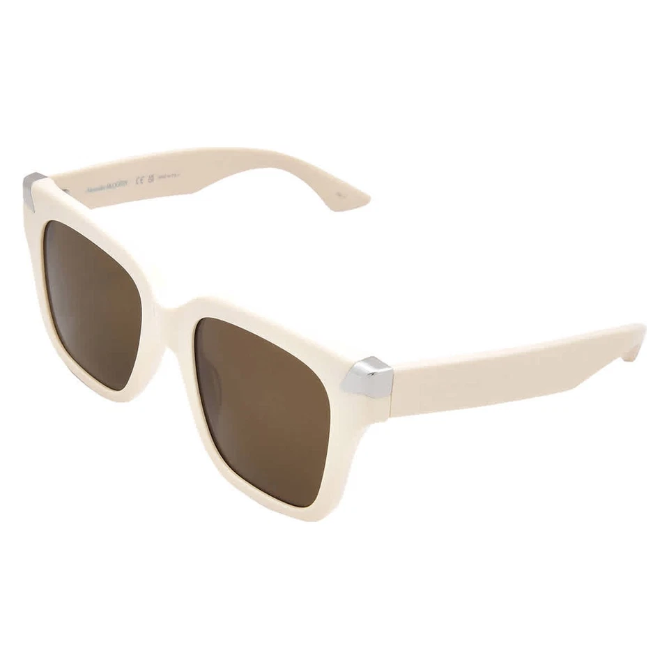 Gafas de sol Alexander McQueen marrón cuadradas para dama AM0440S 004 53 AM0440S 004 53 Foto 4 de 4