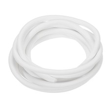 Silicone Foam Seal Strip, 5.5mm(0.22") Dia 2 Meters(6.56 Ft) Long White