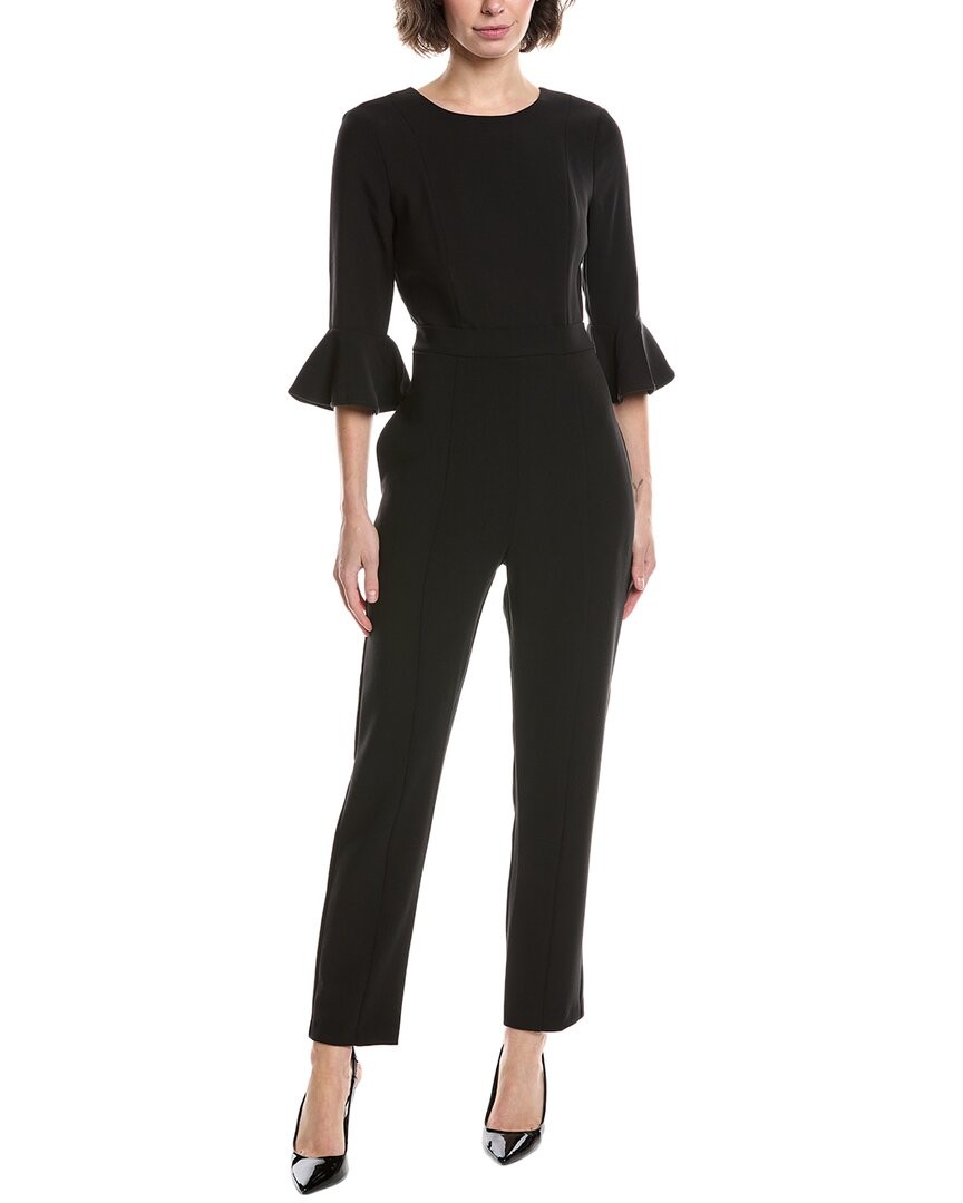 Womens Sandra Darren One Piece Romper Sleeveless Navy Ivory