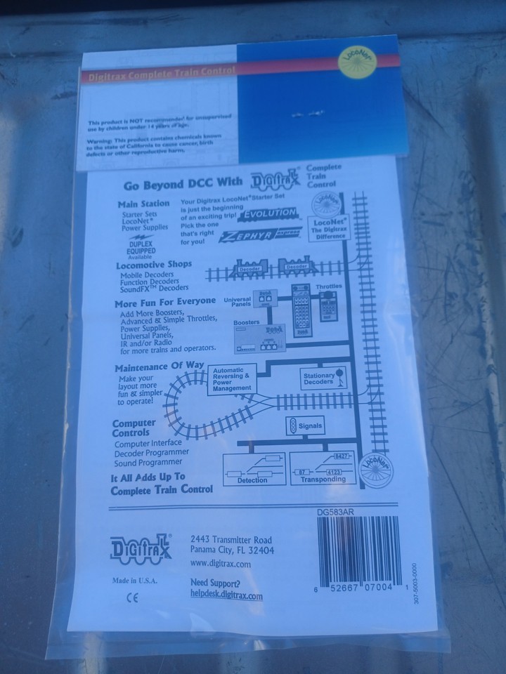 Digitrax DG583S G Scale 8 Function DCC Decoder | eBay