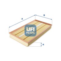 Ufi Luftfilter Filtereinsatz FüR Mercedes-Benz Vito/Mixto Kasten 113 Cdi 116