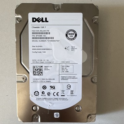 Dell Seagate Cheetah 15K.7 600GB 15K RPM SAS 6Gb/s 3.5'' HDD ST3600057SS