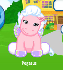 Webkinz Pegasus Virtual PET Adoption Code Only Messaged Webkinz Pegasus Horse