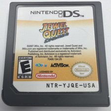 Jewel Quest Expeditions Nintendo DS Tested Working Cartridge Only Fast Shipping