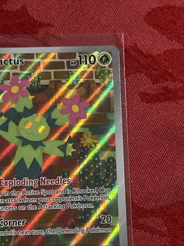 Holo Pokemon - Maractus - 160/159 SV09: Journey Together Illustration Rare Holo - Picture 2 of 7