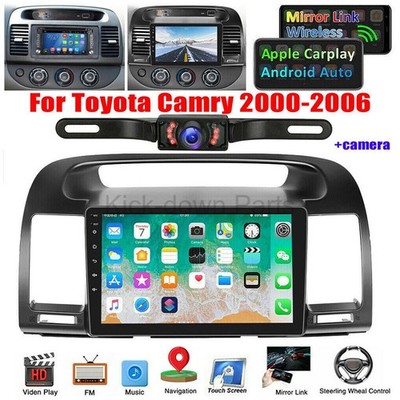 For Toyota Camry 2000-2006 9'' Android Stereo fit for Carplay + RearView Camera