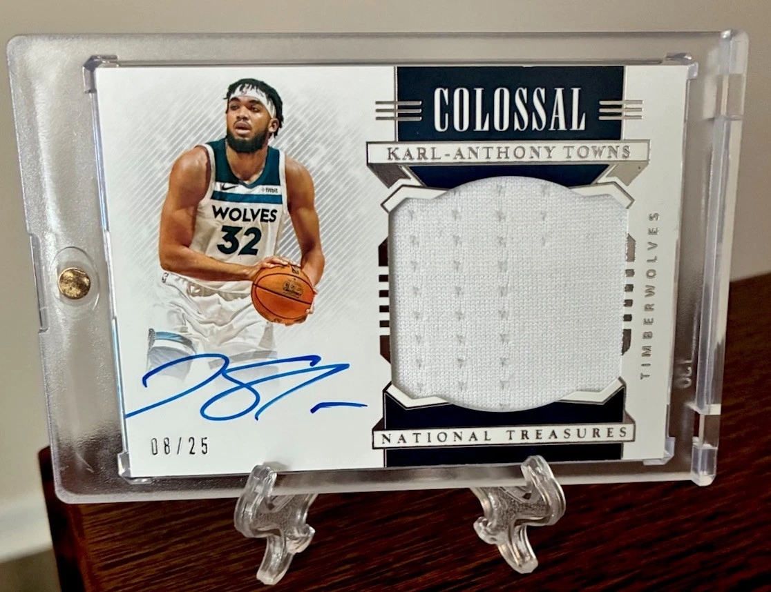 その他 Karl Anthony Towns National Treasures /5 Basketball Karl Anthony Towns Sports Trading Cards Memorabilia for