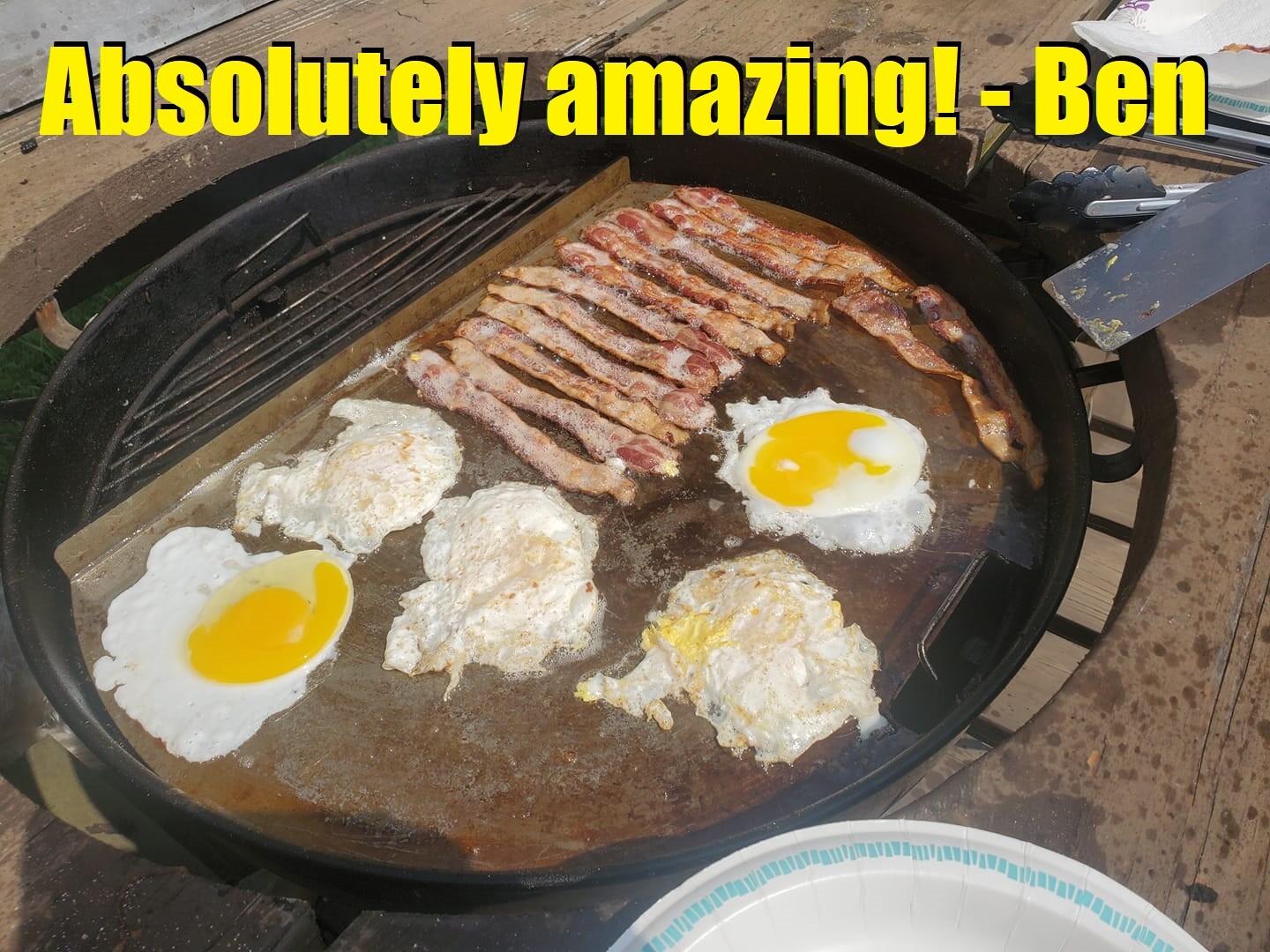 Griddle Plate for er Kettle Charcoal Grill 18inch, 22inch, 26inch, 7 gauge eBay