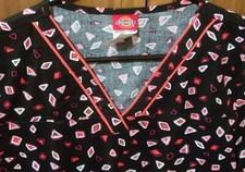 NWT - DICKIES BRAND SCRUB TOP - SIZE X-SMALL