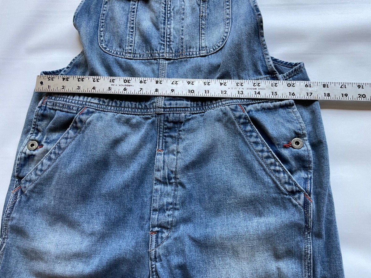 Polo Ralph Lauren Patchwork Overalls Size S Distressed