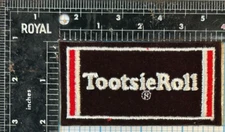 VINTAGE 1970’S TOOTSIE ROLL CANDY ADVERTISING PROMOTIONAL 4" SEW ON PATCH