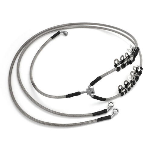 For Can-Am Maverick X3 MAX RR 2017-23 64" Front Brake Line Hose Braided Flexible - Picture 2 of 8