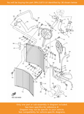 YAMAHA Bracket, Recovery Tank, 3P6-21873-10 OEM FJR1300