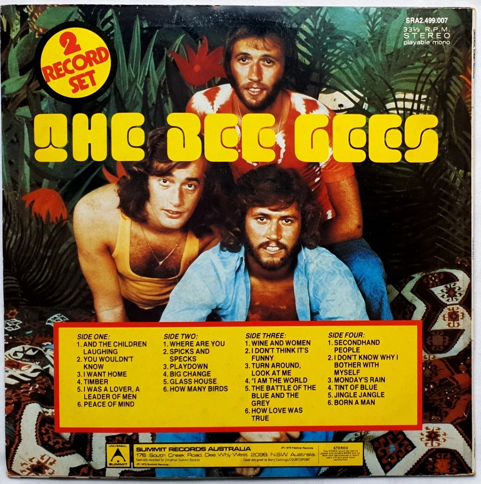 Bee Gees–The Bee Gees 2LP 1975 Universal Summit Australia–SRA2.499.007 - Image 2 of 2