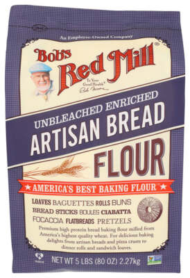 Bob'S Red Mill  Unbleached Enriched Artisan Bread Flour   5 Lb (Pack Of 1)
