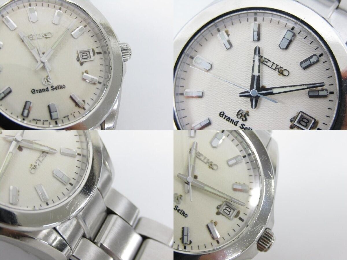 SEIKO Grand Seiko 8J56-8020 SBGF017 Date Quartz White Men's SEIKO Grand Seiko 8J56-8020 SBGF017 Date Quartz White Men's
