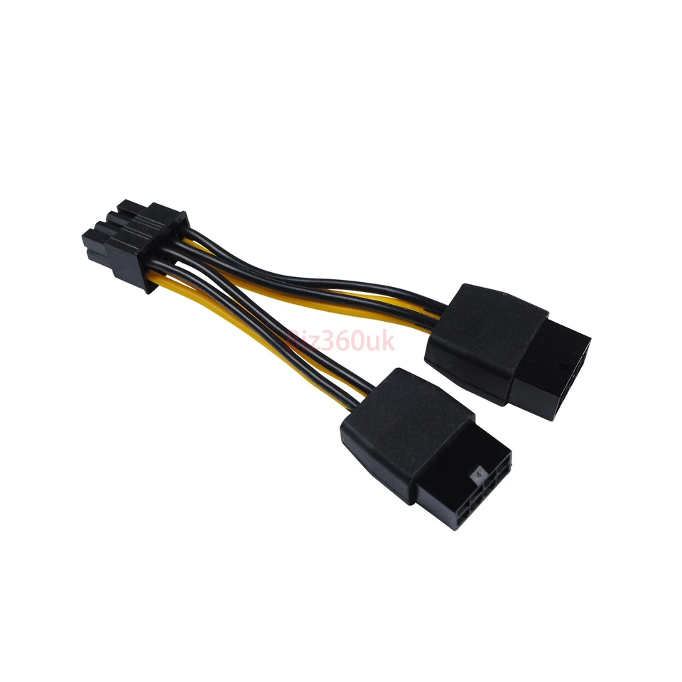 Dual 8 Female to 8 Male Power Cable For NVIDIA Tesla K80 M40 Grid M60 P40 P100 - Image 4 of 4