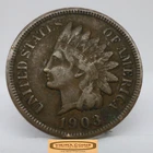 1903 Indian Head One Cent, Partial Liberty - #C38249NQ