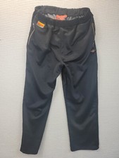 Rocawear Mens Track Pants 3XL Black Logo Zip Ankles Vintage Y2K