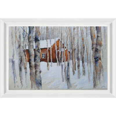 RTO Kreuzstich Stickpackung ''Winterinsel'', Zählmuster, 36x23,5cm