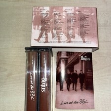 The Beatles Live At The BBC Double Cassette Tapes Set With Booklet 1994 Apple
