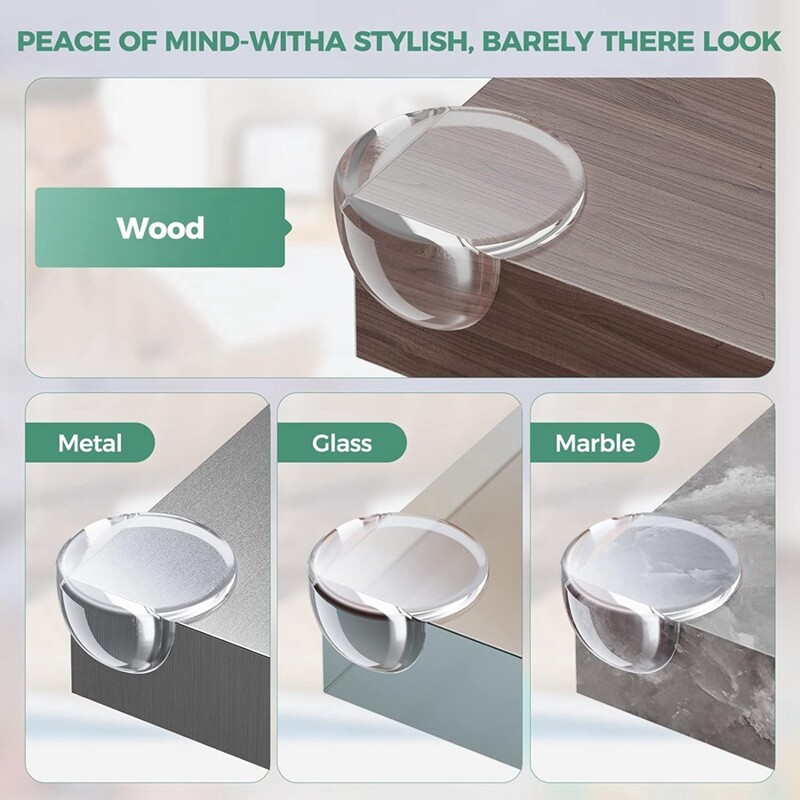 BESPORTBLE 6 Stück Türgriff Schutz - Kindersicherer Kantenschutz Für Möbel & Schubladen