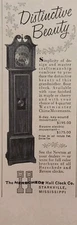 The Herschede Hall Clock Starkville MS Grandmother Floor Vintage Print Ad 1960