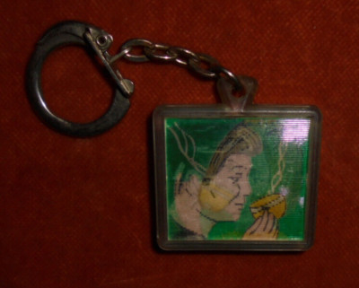 Visiomatic keychain NICE couple tasting cup coffee smoking MOGY BORDEAUX