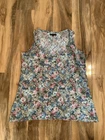 Joe Browns Uk 10 Floral Design Mesh Design Sleeveless Top