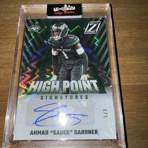 2023 Panini Zenith Ahmad Sauce Gardner High Point Signatures 1/1 Auto