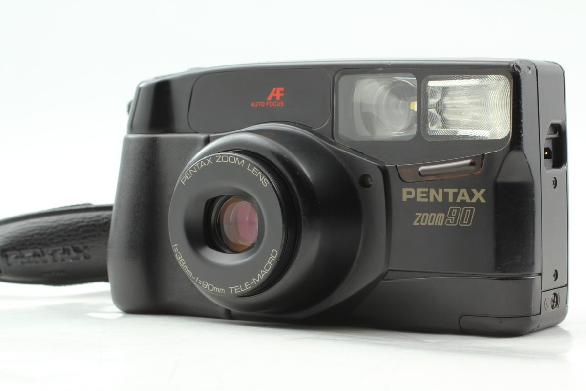 Tested! Flash ok[Exc+5] PENTAX ZOOM 90 35mm Point & Shoot