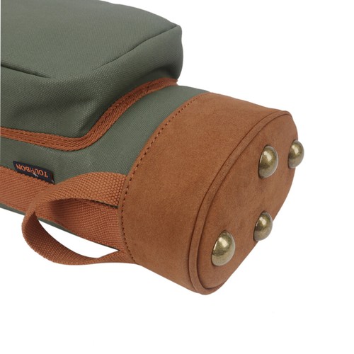 TOURBON Foldable Golf Rang Pencil Bag Waterproof Canvas Sunday Carry Bag Padded - Picture 8 of 9