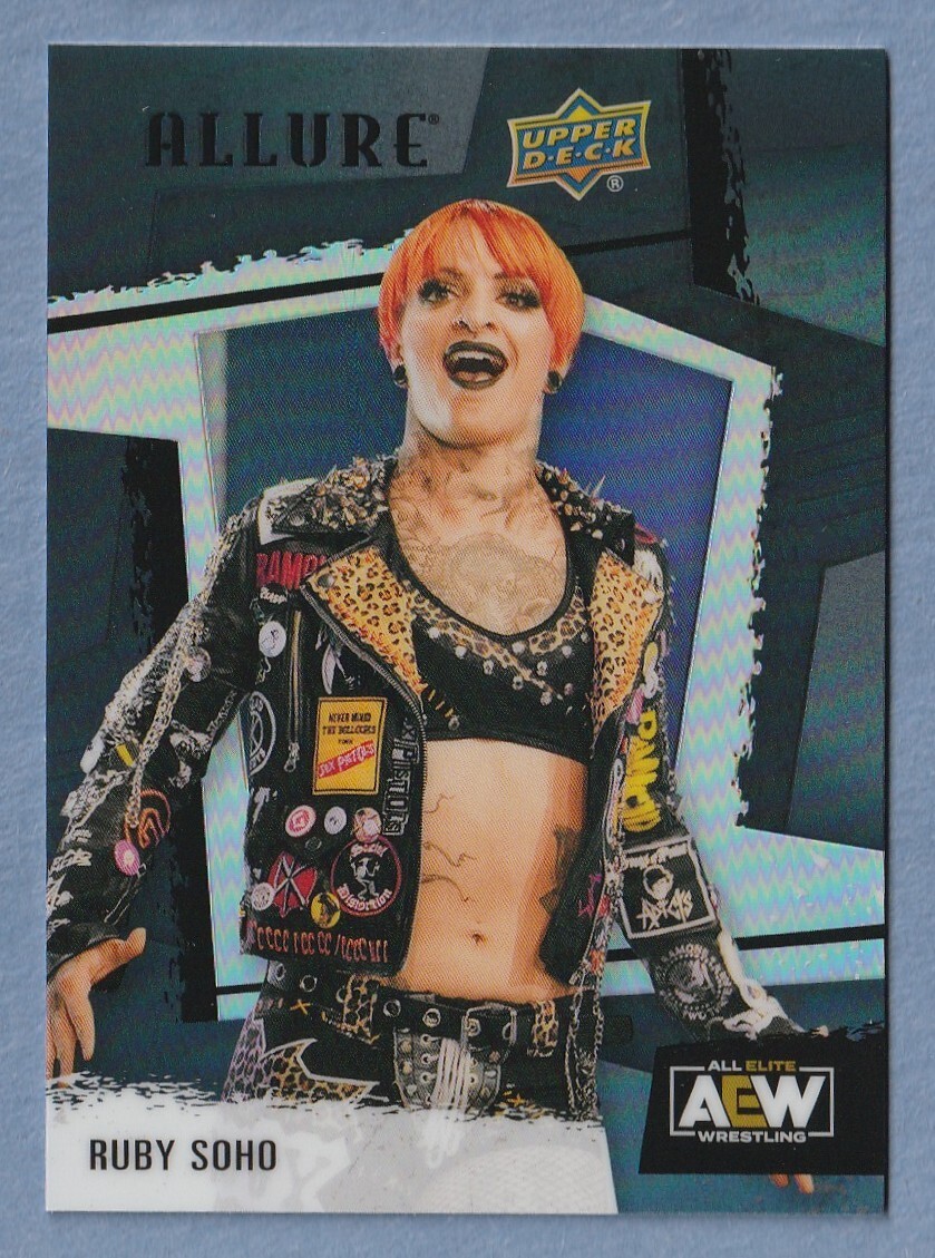 2022 Upper Deck Allure AEW Black Rainbow #74 Ruby Soho