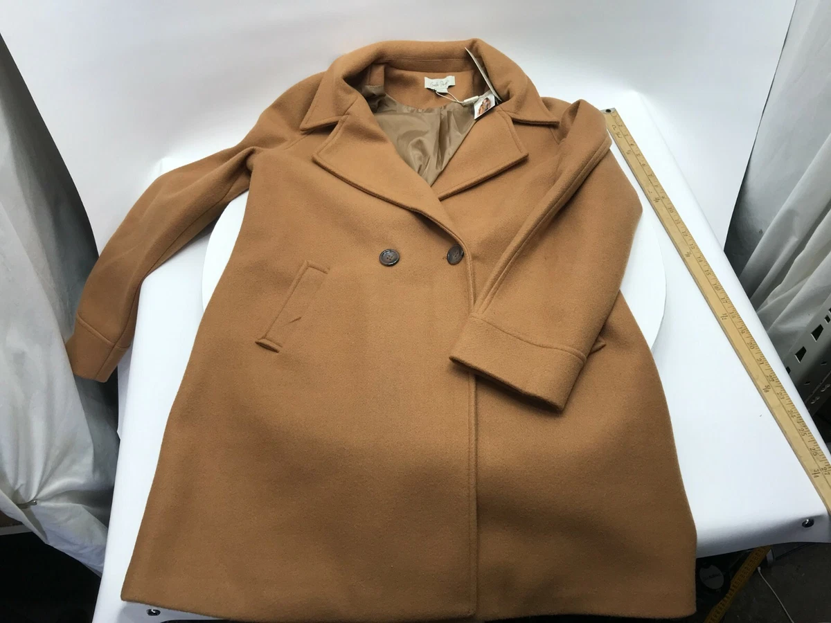 Tan longline clearance coat
