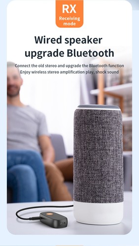 2 in 1 Bluetooth 5.3 Sender Empfänger Wireless Audio 3.5mm AUX Adapter - Afbeelding 7 van 17