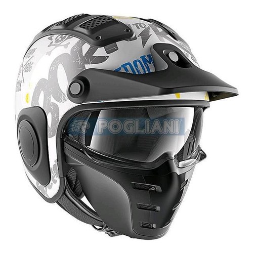 Helmet Jet SHARK x-Drak Freestyle Cup HE2605EWBY Fiber Glass SIZE XS | eBay