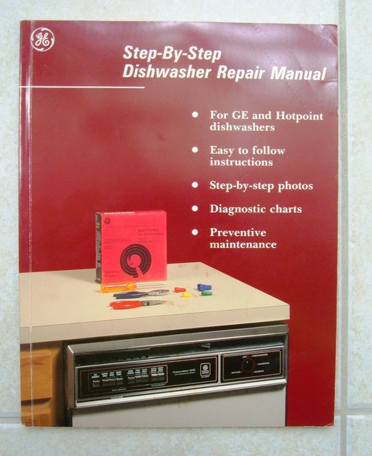 Genuine GE/Hotpoint Dishwasher Repair Manual, 1990, Like New eBay