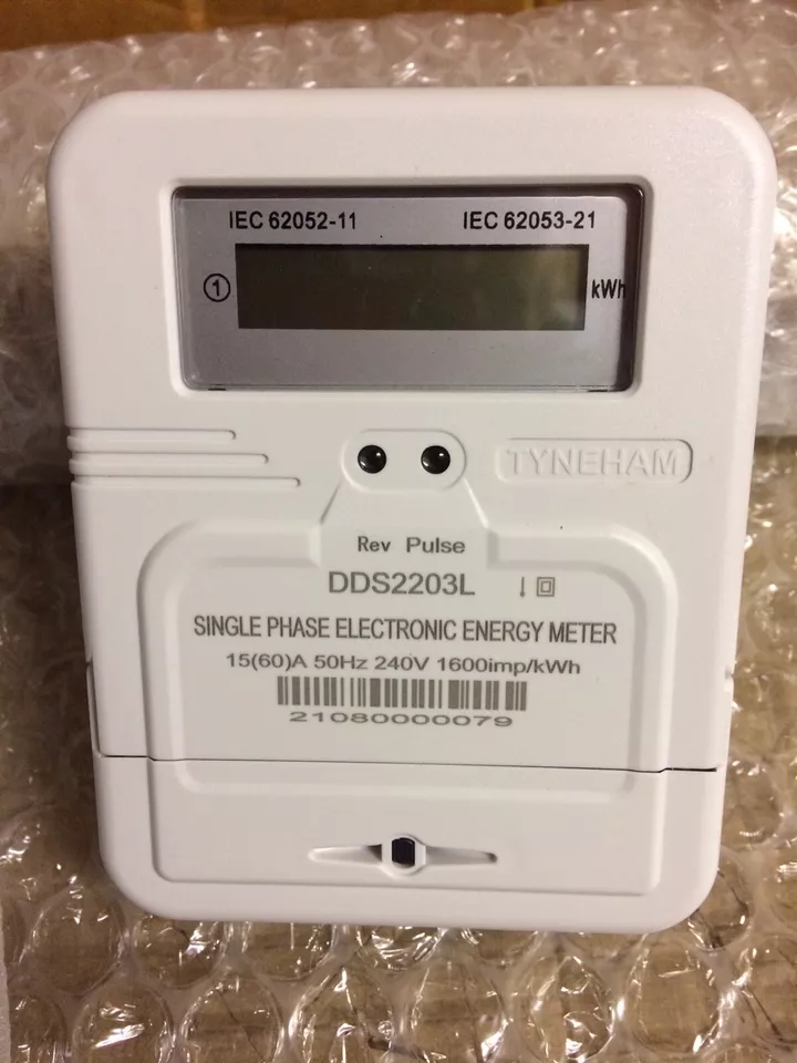 BRAND NEW SINGLE PHASE LCD ELECTRONIC KWH METER - Image 2 of 4