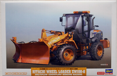 Hitachi ZW 100-6 Radlader Multiplow Schneepflug 1:35 Hasegawa 66102