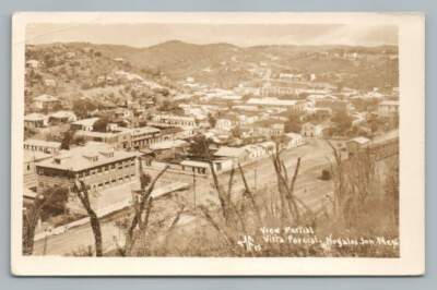 Carte Postale Photo Originale (RPPC) – Vue D'Alcentro De Nogales, Sonora, Mexique – Vers 1940 (non Postée)