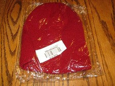 Winter Knit Red Hat One Size  Baby / Kid's Hat    New