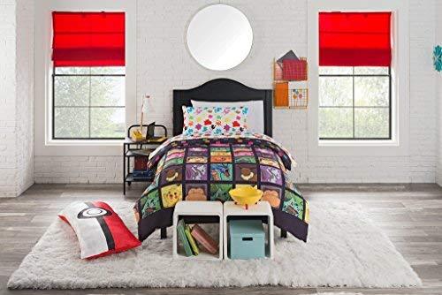 D I D 4 Piece Kids Pokemon Themed Comforter Twin Set Pikachu Bedding Charmander